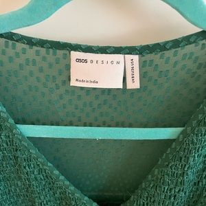 Green ASOS dress - worn once. Great color and very comfortable